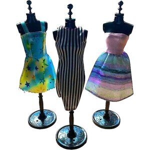 Fashion Doll Dresses Starry Striped & Pastel Patterns